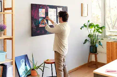 Bilder-Korktafel Exotische Blumen