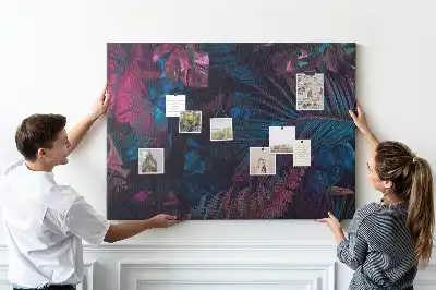 Bilder-Korktafel Exotische Blumen