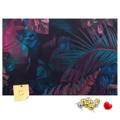 Bilder-Korktafel Exotische Blumen