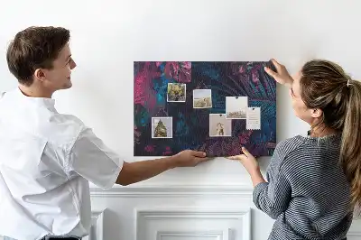 Bilder-Korktafel Exotische Blumen