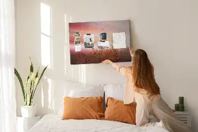 Bilder-Korktafel Nebliger Morgen