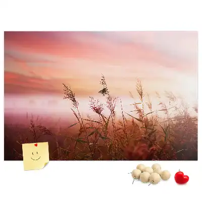 Bilder-Korktafel Nebliger Morgen