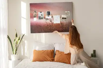 Bilder-Korktafel Nebliger Morgen