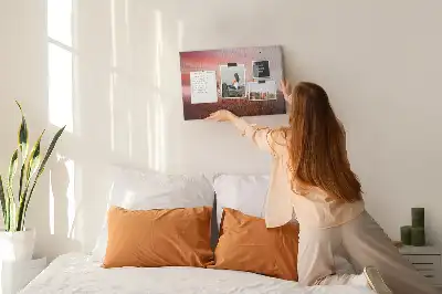 Bilder-Korktafel Nebliger Morgen