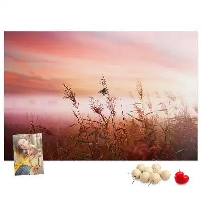 Bilder-Korktafel Nebliger Morgen