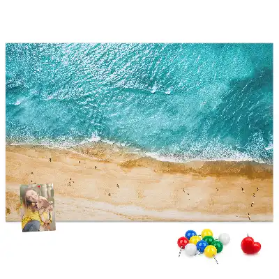 Pinnwand Meer Strand Menschen