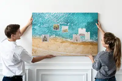 Pinnwand Meer Strand Menschen