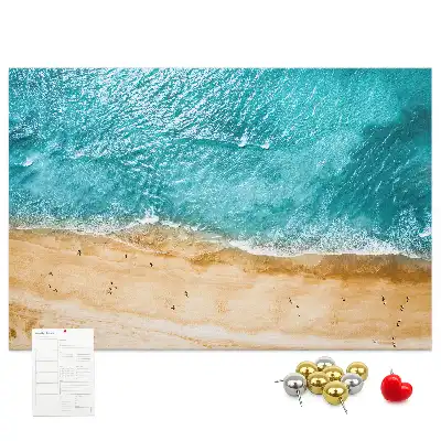 Pinnwand Meer Strand Menschen