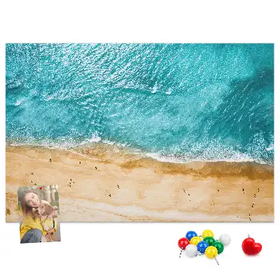 Pinnwand Meer Strand Menschen