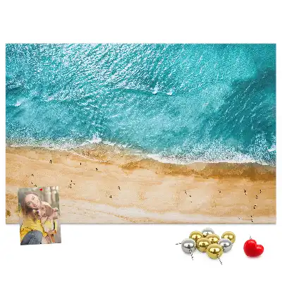 Pinnwand Meer Strand Menschen