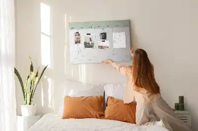 Bilder-Korktafel Aufgabenverteilung für 7 Tage