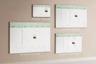 Bilder-Korktafel Aufgabenverteilung für 7 Tage