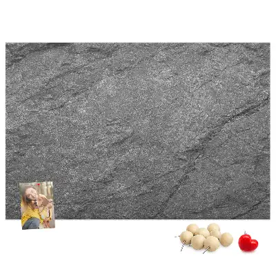 Bedruckte Korkplatte im Vulkangestein-Design