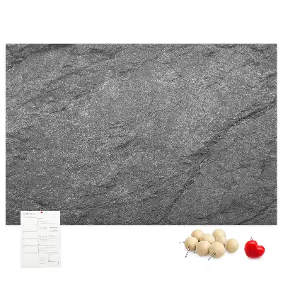 Bedruckte Korkplatte im Vulkangestein-Design