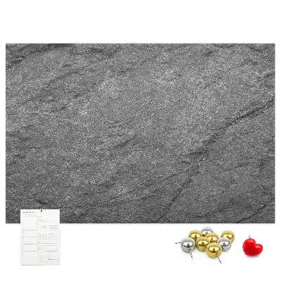 Bedruckte Korkplatte im Vulkangestein-Design