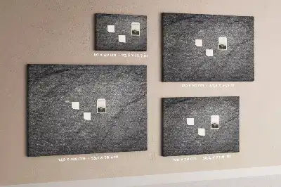 Bedruckte Korkplatte im Vulkangestein-Design
