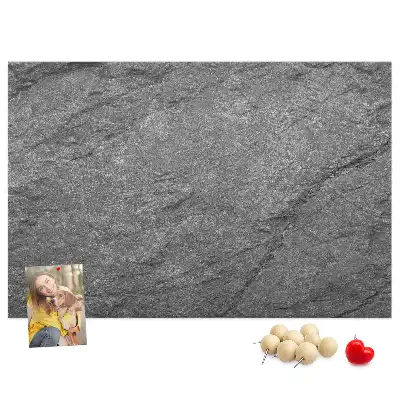 Bedruckte Korkplatte im Vulkangestein-Design