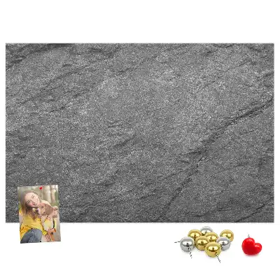 Bedruckte Korkplatte im Vulkangestein-Design