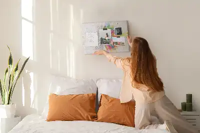 Kork-Pinnwand mit Motiv Kreativer Geist