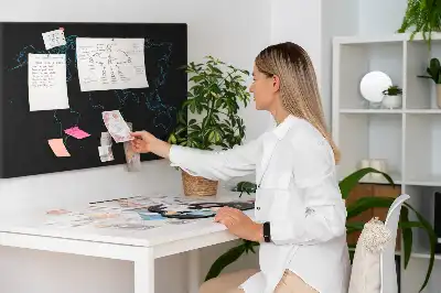 Bedruckte Korkplatte mit Weltkartenmotiv