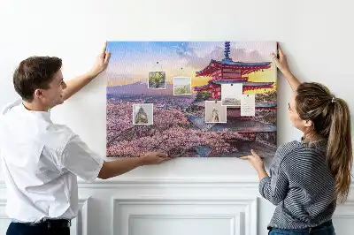 Bilder-Korktafel Japanische Architektur