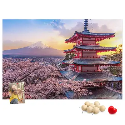 Bilder-Korktafel Japanische Architektur