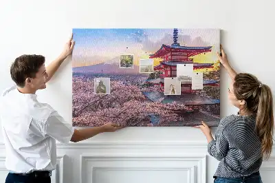 Bilder-Korktafel Japanische Architektur