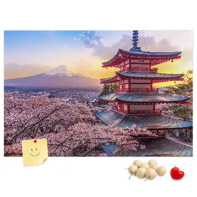 Bilder-Korktafel Japanische Architektur