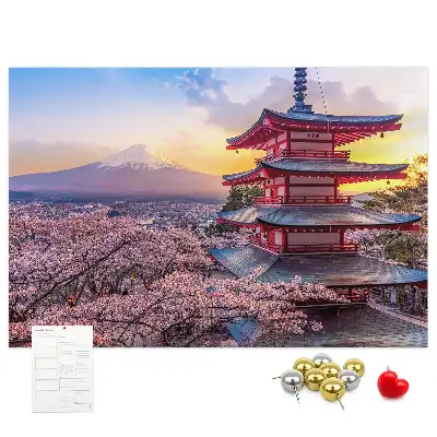 Bilder-Korktafel Japanische Architektur