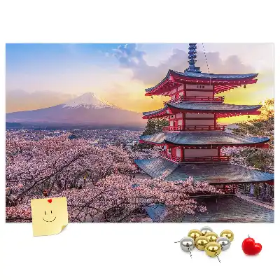 Bilder-Korktafel Japanische Architektur