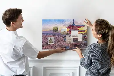 Bilder-Korktafel Japanische Architektur
