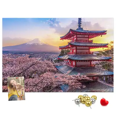 Bilder-Korktafel Japanische Architektur