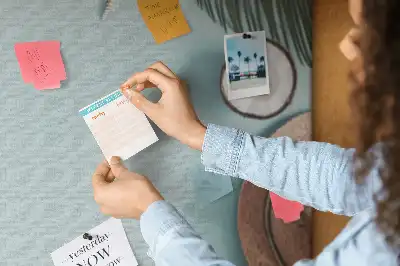 Kork Pinnwand Sommerkomposition
