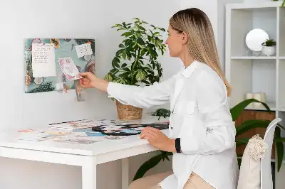 Kork Pinnwand Sommerkomposition
