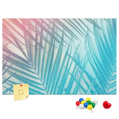 Pinnwand mit Tropisches Palmenmotiv