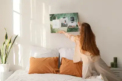 Kork Pinnwand Monstera-Blätter