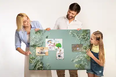 Bilder-Korktafel Zarte Blumen