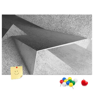 Pinnwand mit moderner Figurenkomposition