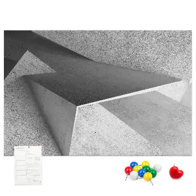 Pinnwand mit moderner Figurenkomposition