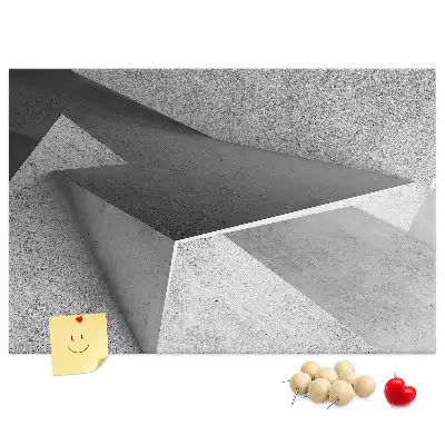 Pinnwand mit moderner Figurenkomposition