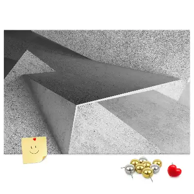 Pinnwand mit moderner Figurenkomposition