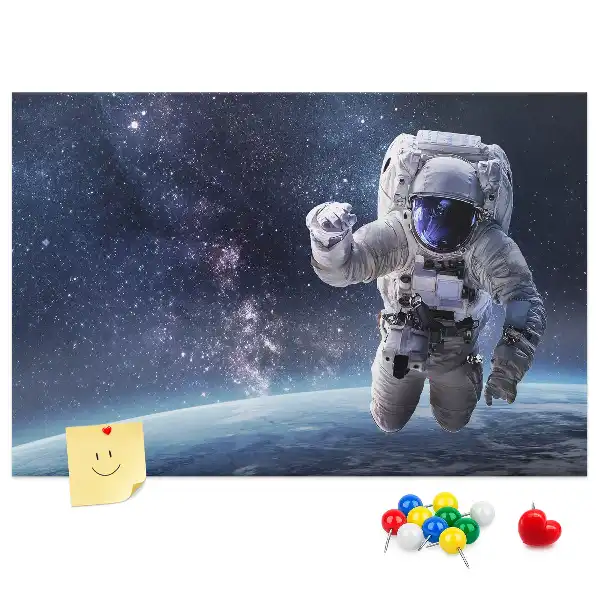 Kork Pinnwand Astronaut