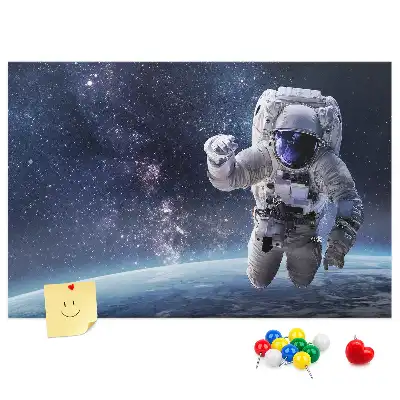 Kork Pinnwand Astronaut