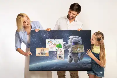 Kork Pinnwand Astronaut