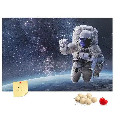Kork Pinnwand Astronaut