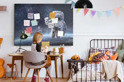 Kork Pinnwand Astronaut