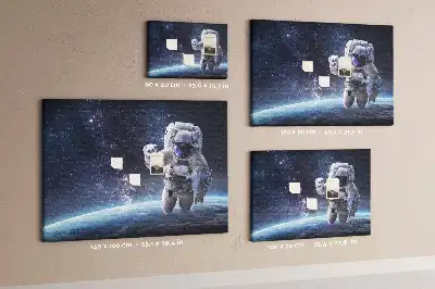 Kork Pinnwand Astronaut