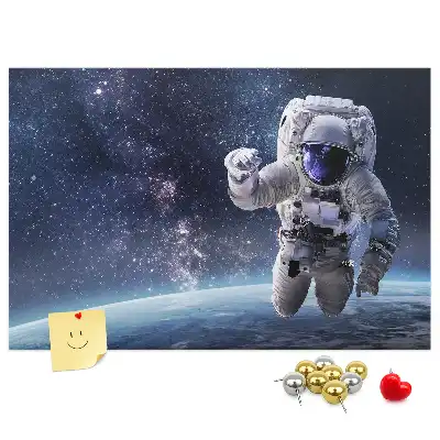 Kork Pinnwand Astronaut