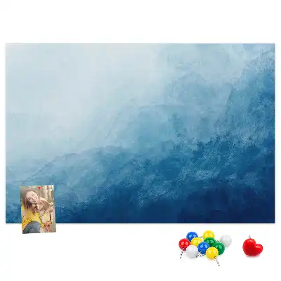 Pinnwand Abstraktion Wasser