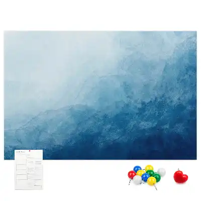 Pinnwand Abstraktion Wasser